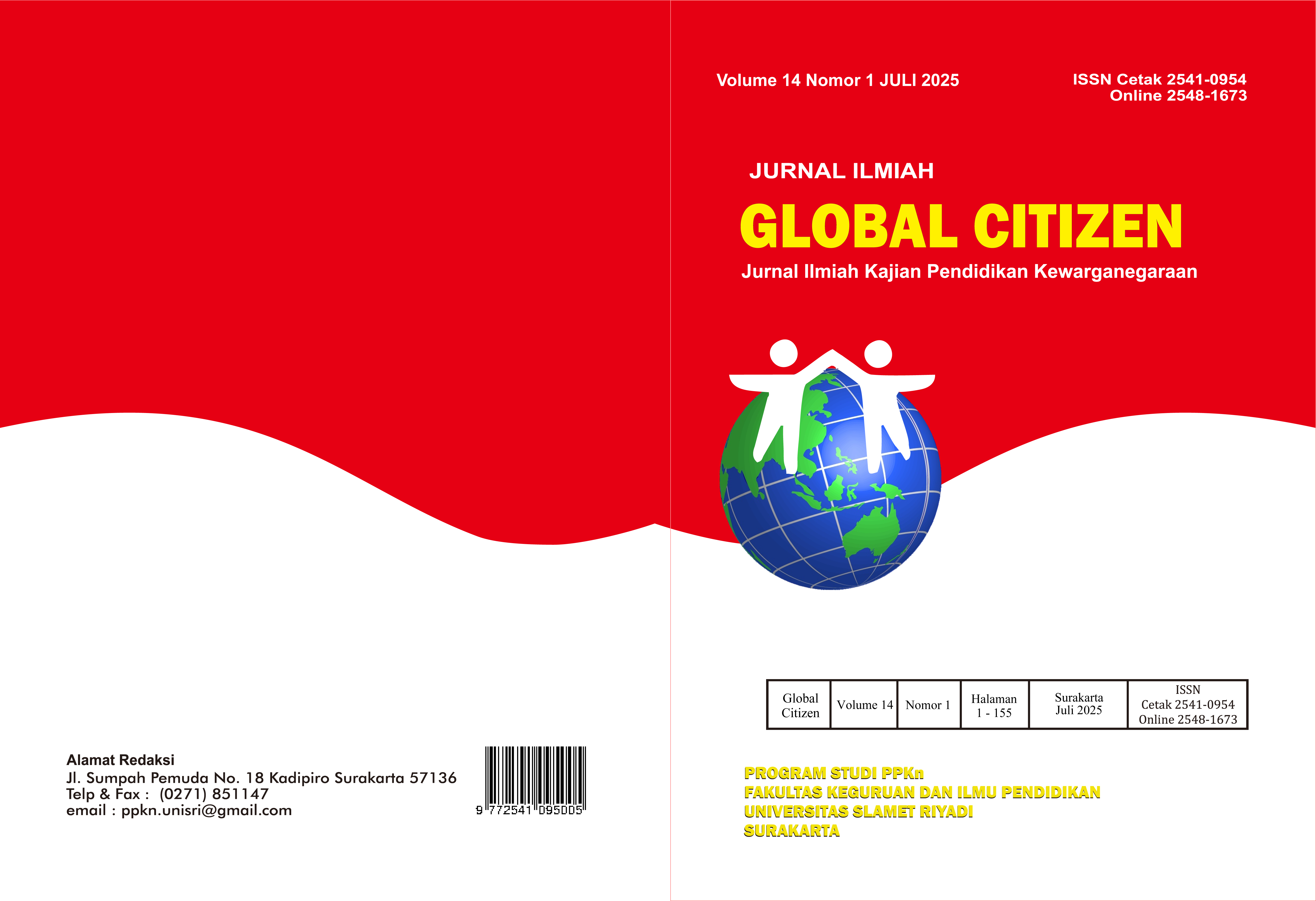 Jurnal Global Citizen : Jurnal Ilmiah Kajian Pendidikan Kewarganegaraan