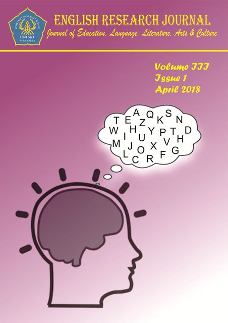 English Research Journal : Journal of Education, Language, Literature, Arts and Culture