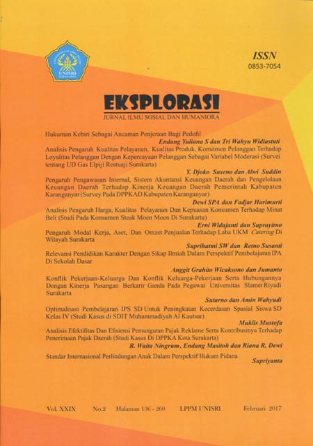 Exsplorasi: Jurnal Ilmu Sosial dan Humaniora