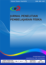 Jurnal Penelitian Pembelajaran Fisika