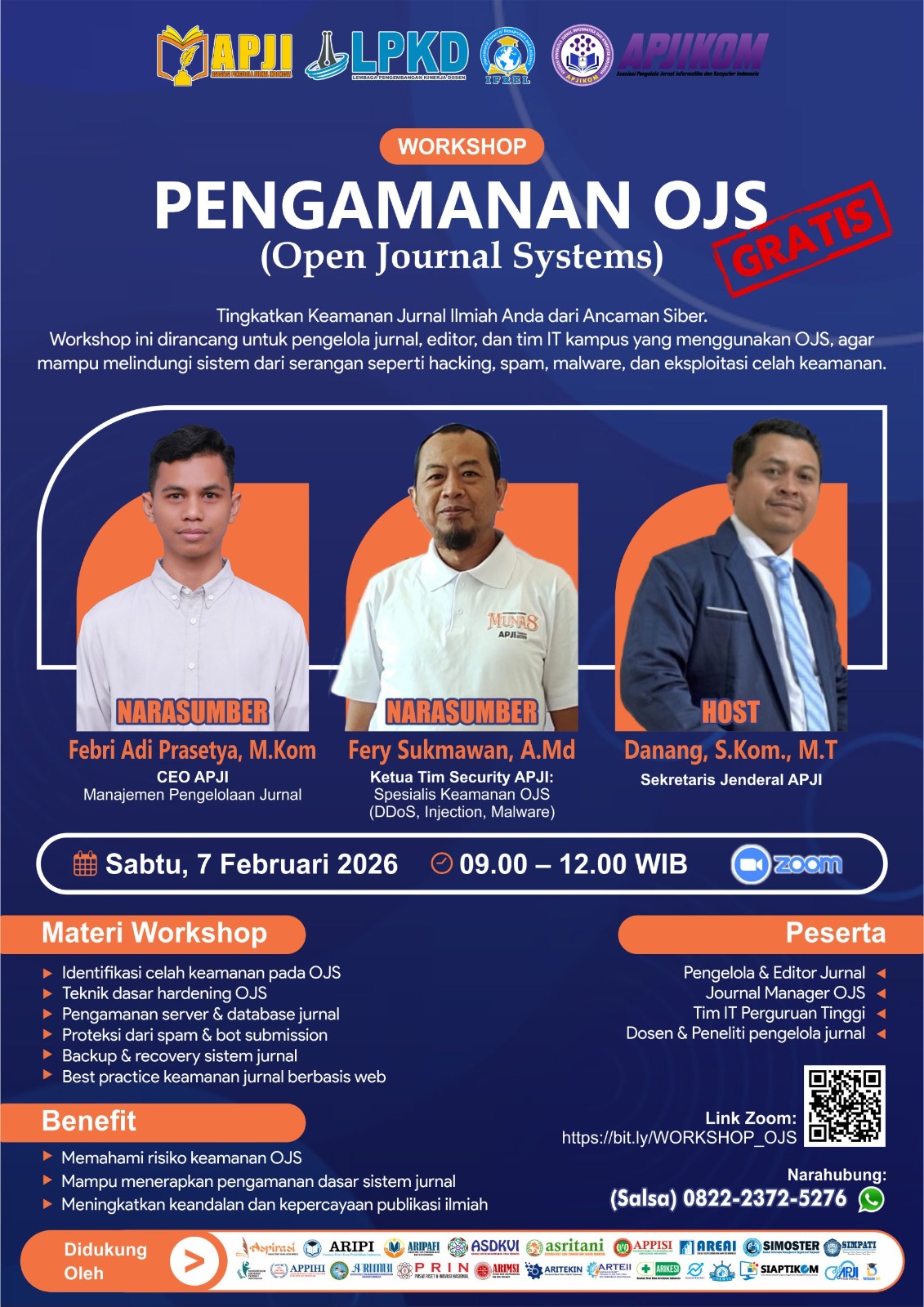 Workshop Pengamanan OJS (Open Journal Systems)