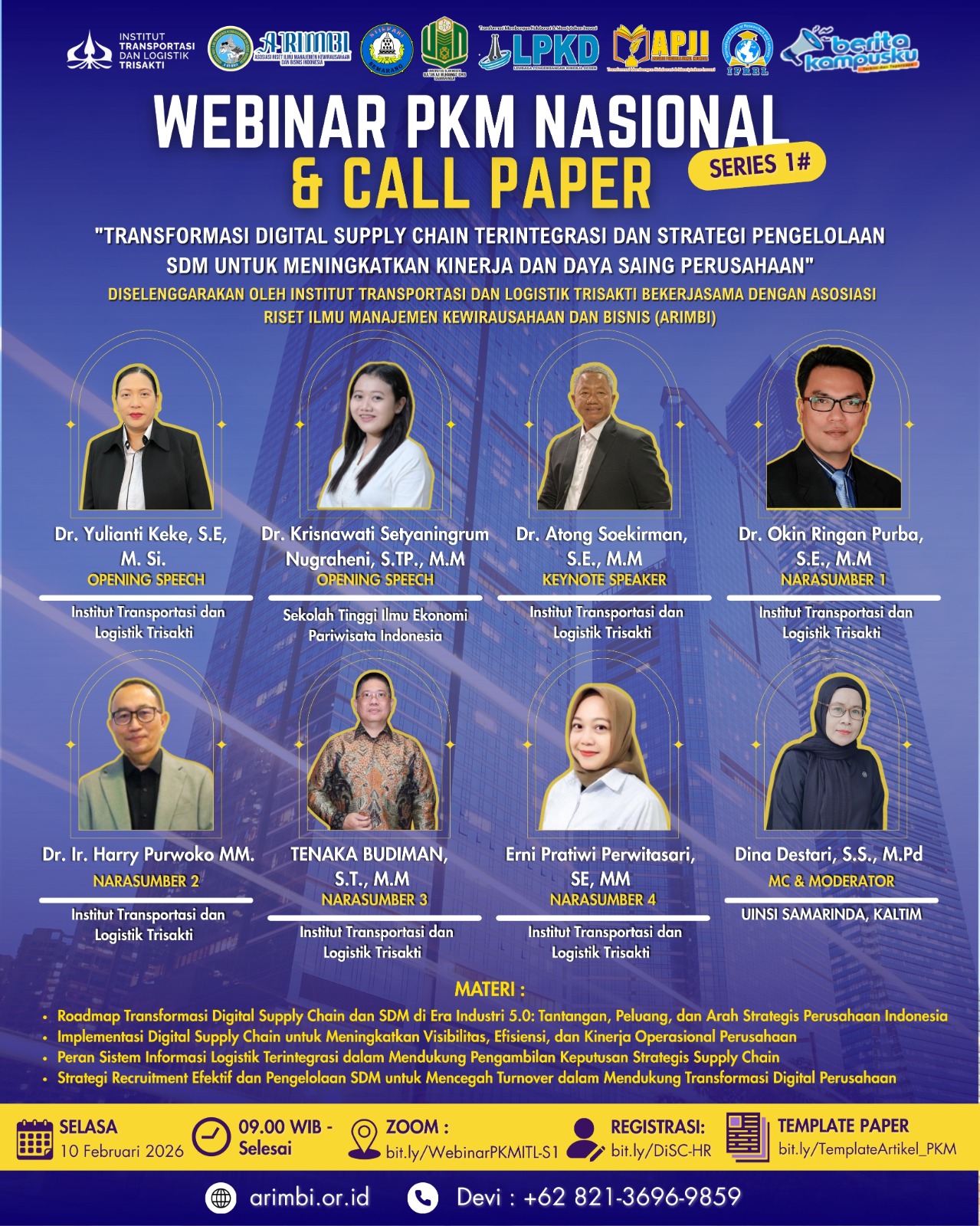 WEBINAR PKM NASIONAL & CALL PAPER SERIES #1