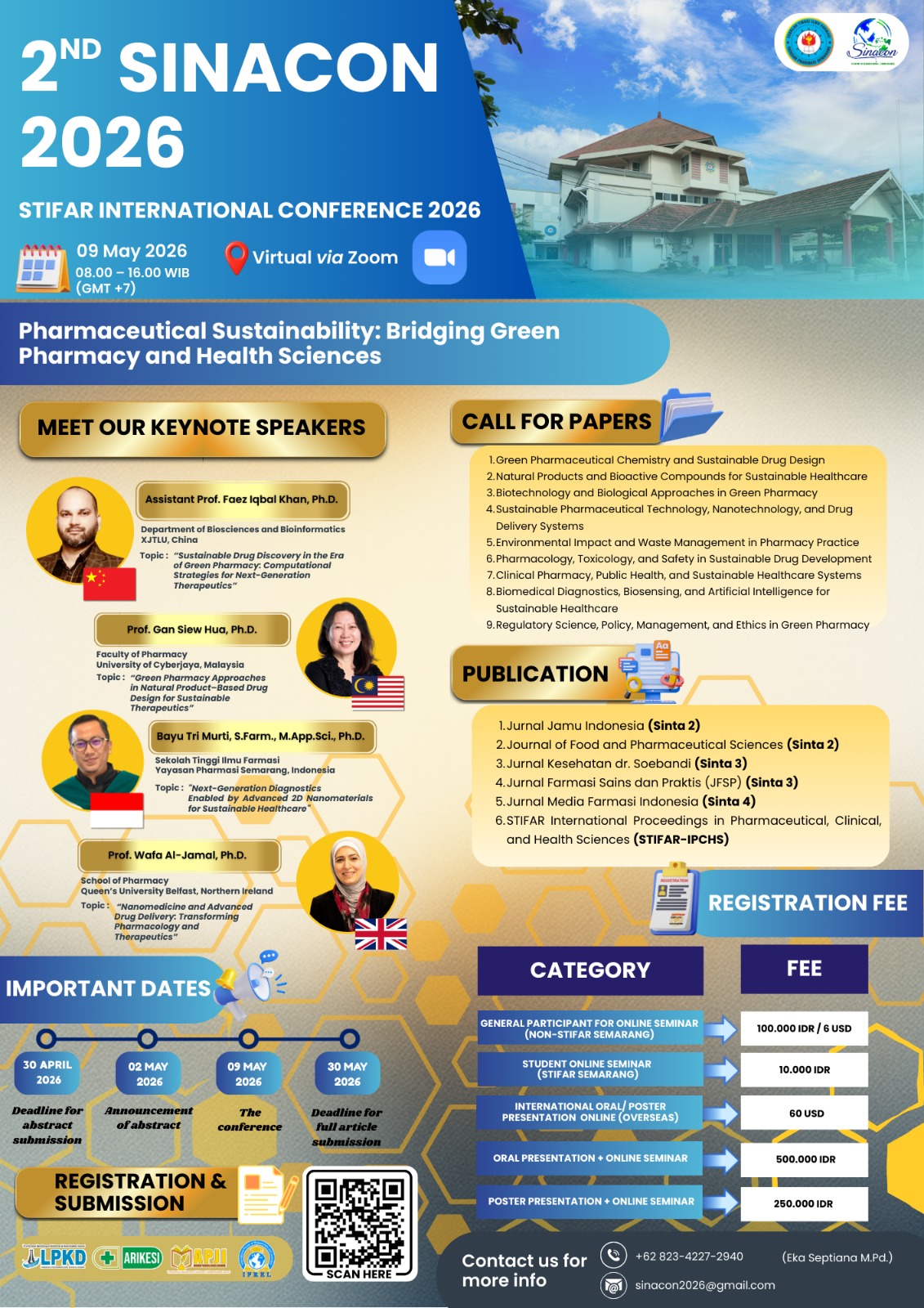 2nd SINACON 2026 – STIFAR International Conference!