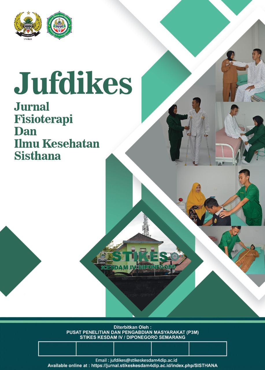 Jurnal Fisioterapi dan Ilmu Kesehatan Sisthana (JUFDIKES)