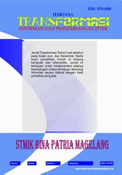 Jurnal TRANSFORMASI (Informasi dan Pengembangan IPTEK)