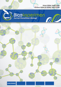 Bioeksperimen: Jurnal Penelitian Biologi