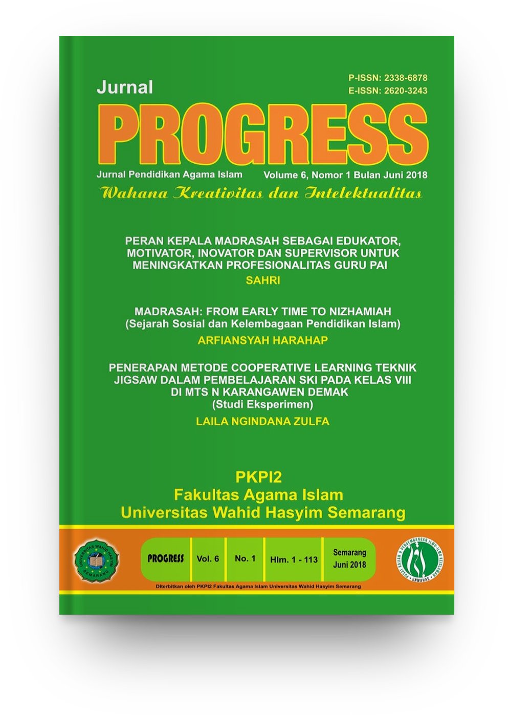 Jurnal Progress: Wahana kreativitas dan Intelektualitas