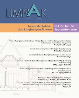 Umpak : Jurnal Arsitektur dan Lingkungan Binaan