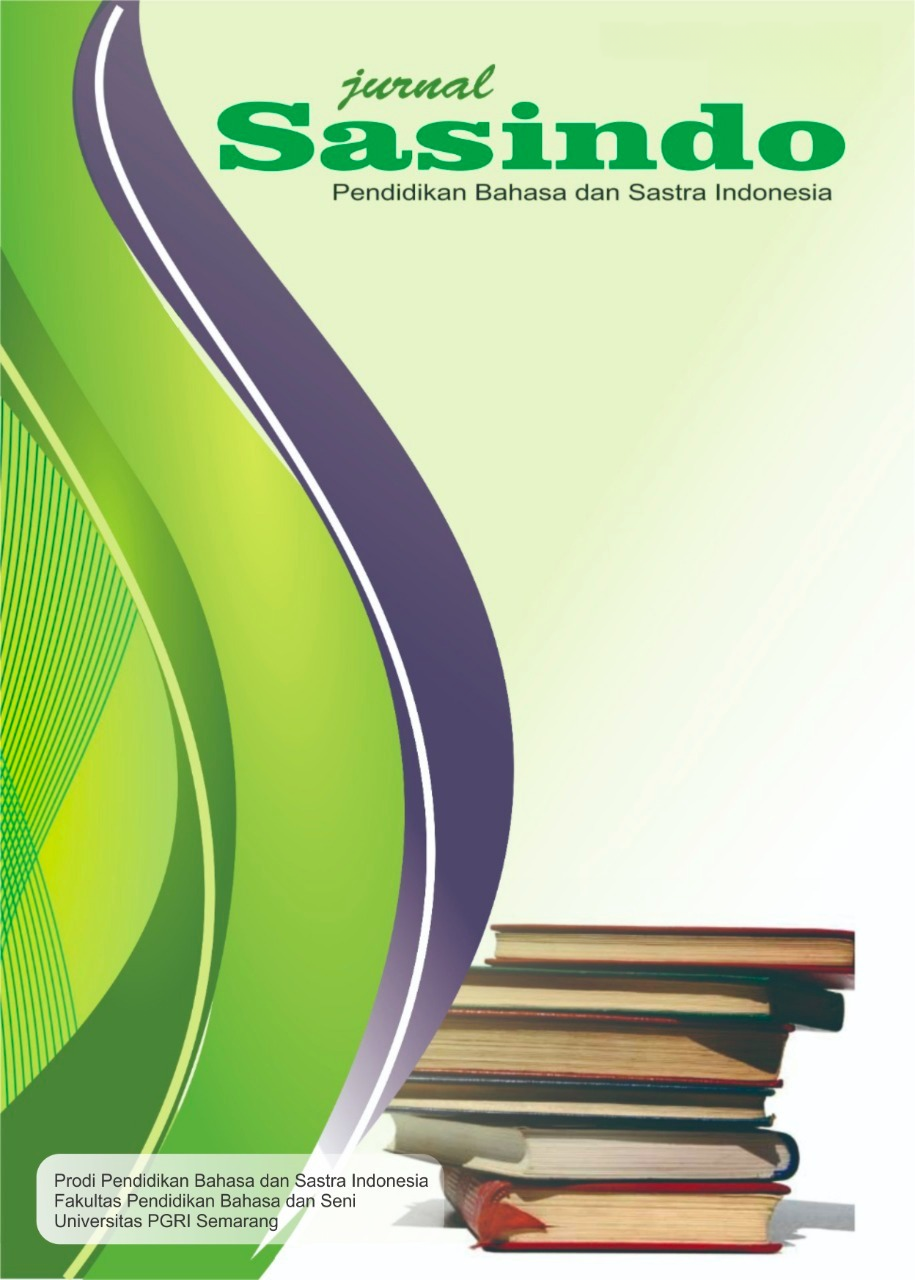 Sasindo : Jurnal Pendidikan Bahasa dan Sastra Indonesia