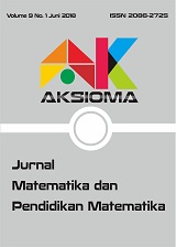 AKSIOMA : Jurnal Matematika dan Pendidikan Matematika