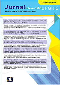 Jurnal Informatika Upgris