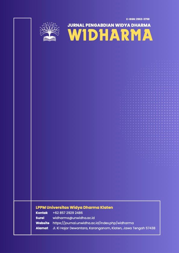 Jurnal Pengabdian Widya Dharma