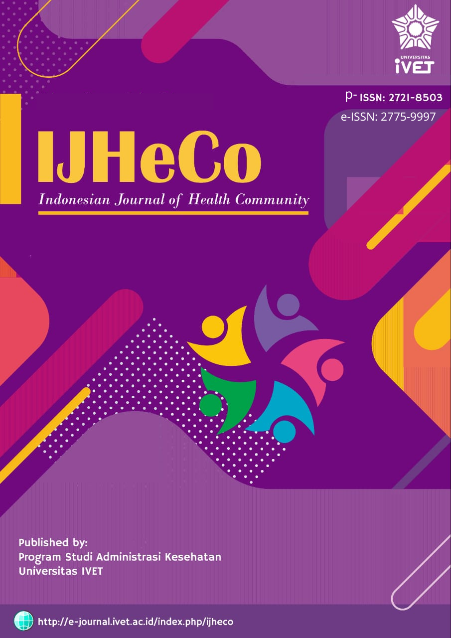 Indonesian Journal of Health Community (IJHeCo)